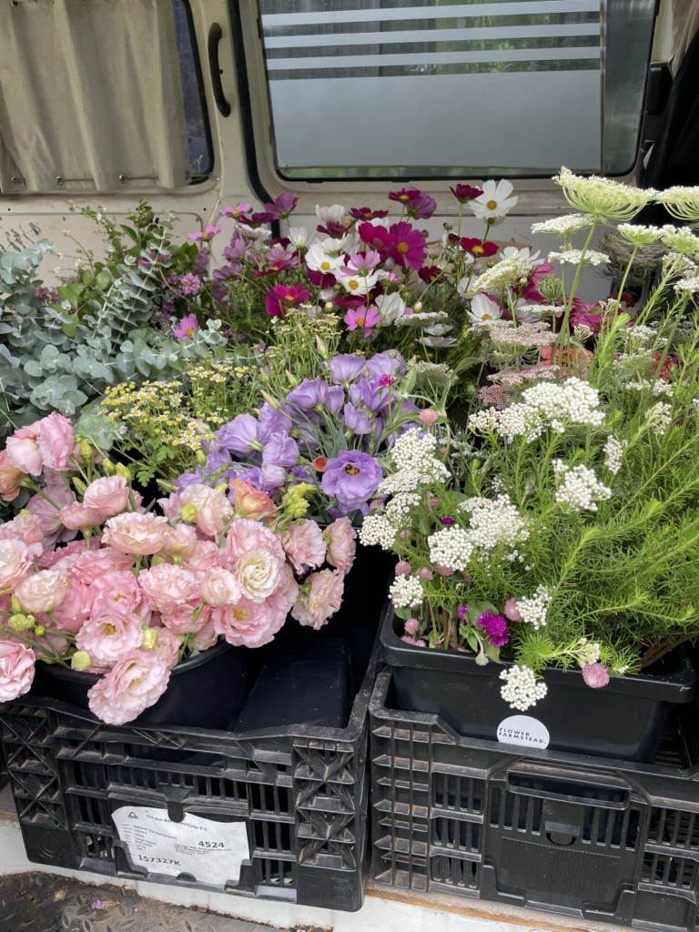 Flower Farmstead founder Jennifer Nini at Witta Market