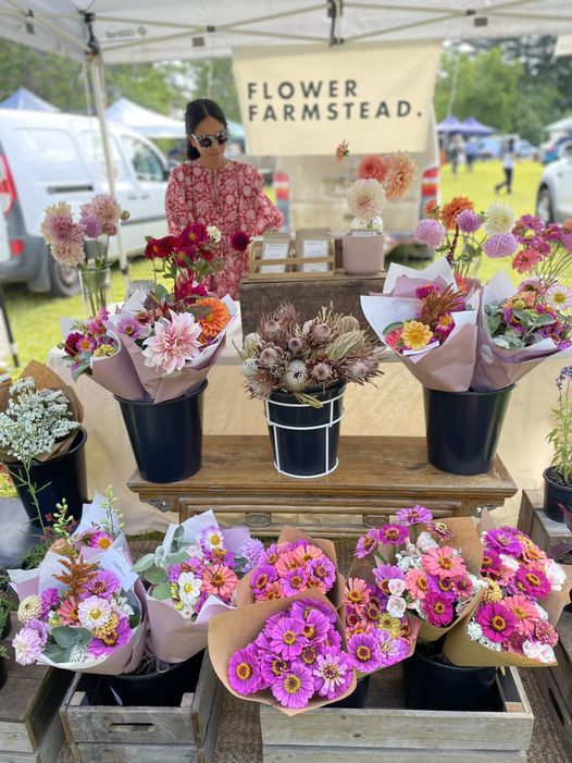 Flower Farmstead founder Jennifer Nini at Witta Market